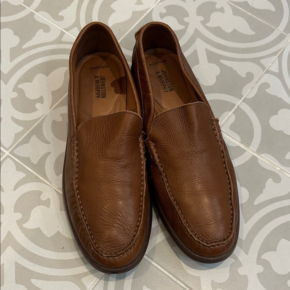 Johnston and Murphy  Brown Leather Men's Loafers